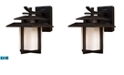 Macy's Kanso 1 Light Outdoor Sconce in Hazelnut Bronze - LED Offering Up To 800 Lumens (60 Watt Equivalent)